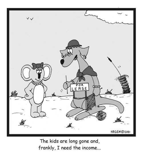The kids are long gone and, frankly, I need the income