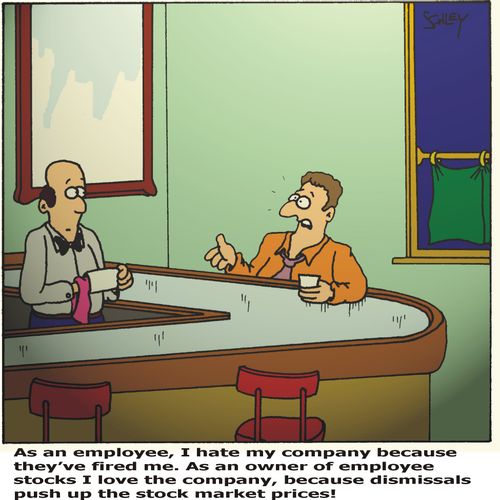 The pros and cons of dismissal (share prices).