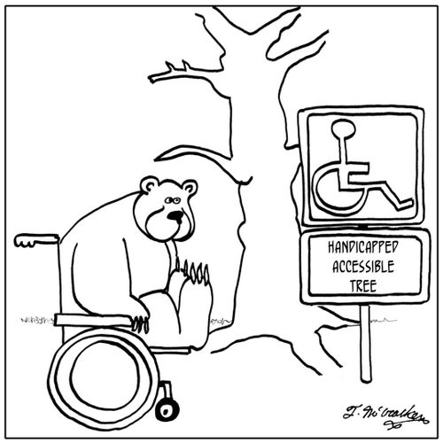 Handicapped Accessible Tree.