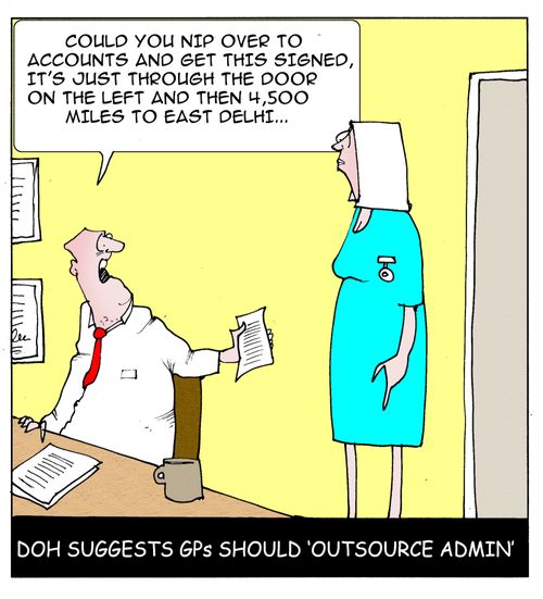 DOH suggests GPs should 'outsource' to save costs.