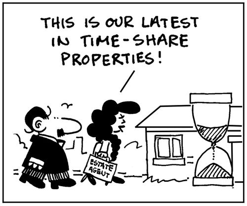 'This is our latest in time-share properties.'