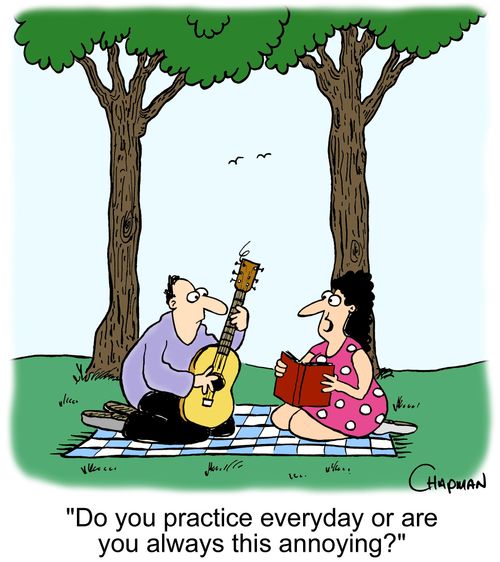 'Do you practice everyday or are you always this annoying?'