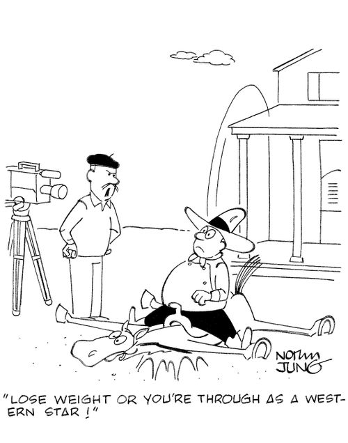 'Lose weight or you're through as a western star!'