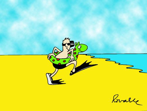 'Safety on the beach.'