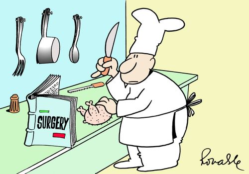 Culinary surgery.