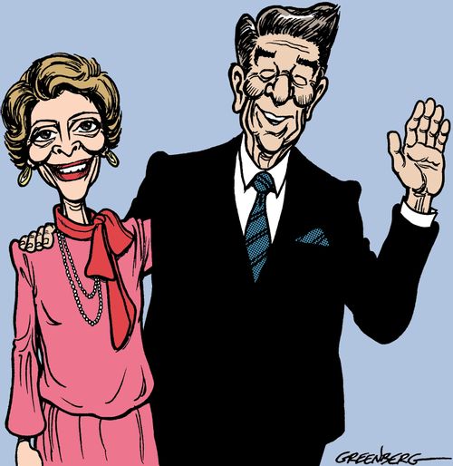 Ron and Nancy Reagan.