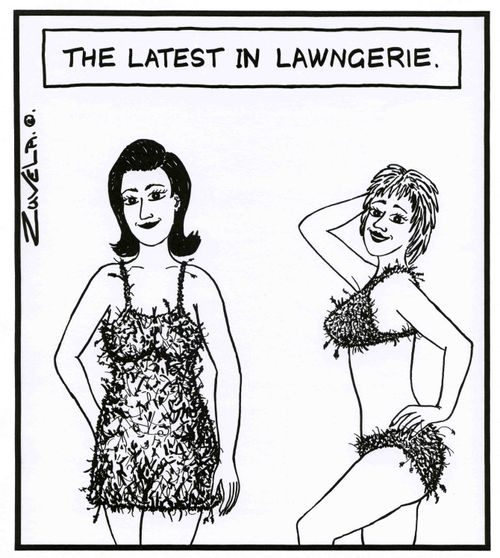 The latest in Lawngerie.