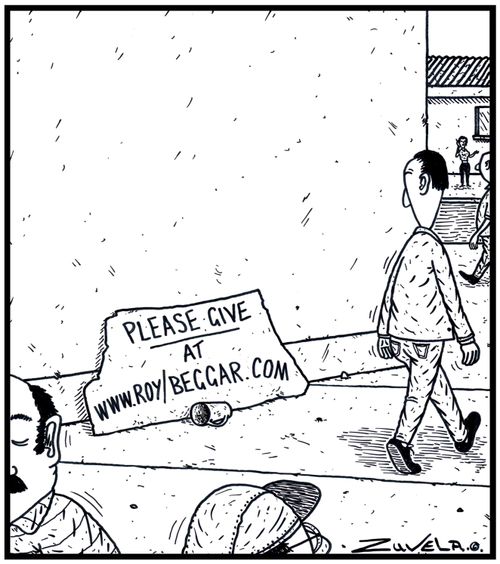 Please give, at WWW.roybeggar.com 