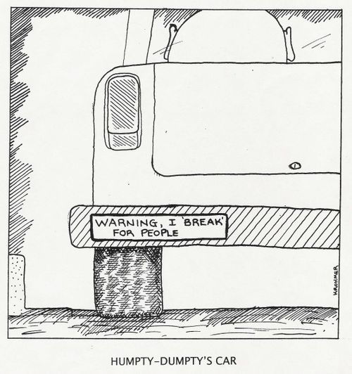 Humpty Dumpty's car.