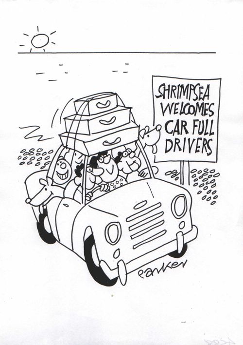 Shrimpsea welcomes car-full drivers.
