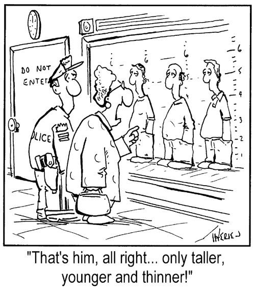 "That's him..all right, only taller, younger, and thinner!"