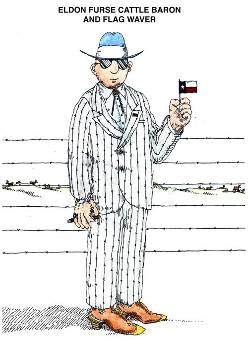 Eldon Furse - Cattle Baron and Flag Waver