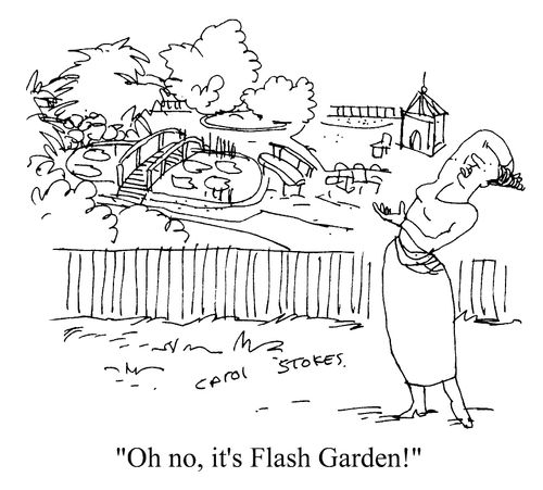 "Oh no, it's Flash Garden!"