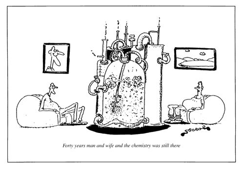 "Forty years man and wife and the chemistry was still there"