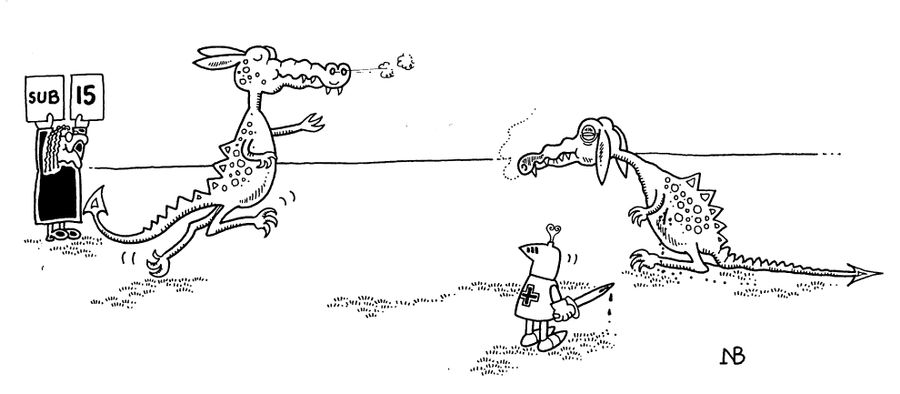 Dragon brought on as substitute