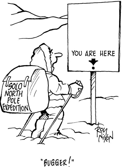 Solo North pole expedition - 'Bugger!'