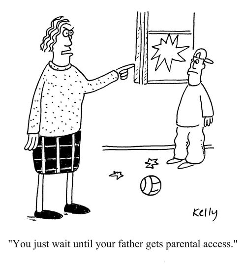 "You just wait until your father gets parental access."