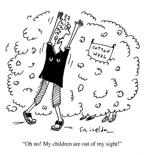 'Oh no! My children are out of my sight!'