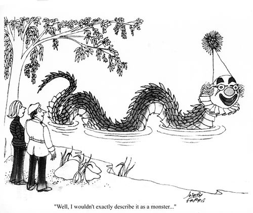 'Well, I wouldn't exactly describe it as a monster...'