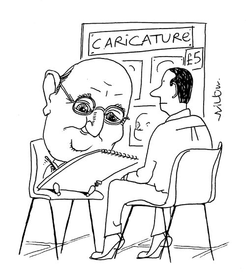 Caricatures.
