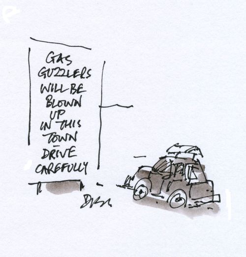 Gas Guzzlers Will Be Blown Up In This Town - Drive Carefully.
