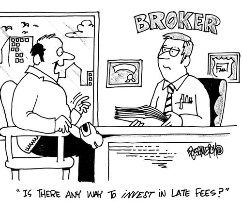 'Is there any way to invest in late fees?'