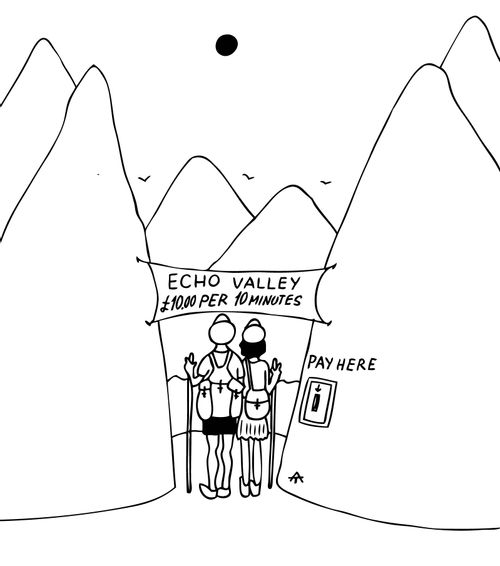 Echo Valley - £10.00 per 10 minutes.