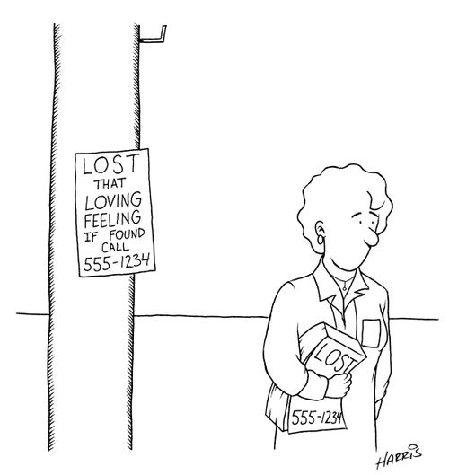 'Lost that loving feeling. If found, call 555-1234.'