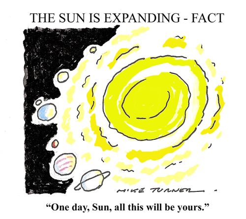 Expanding Sun engulfs Planets
