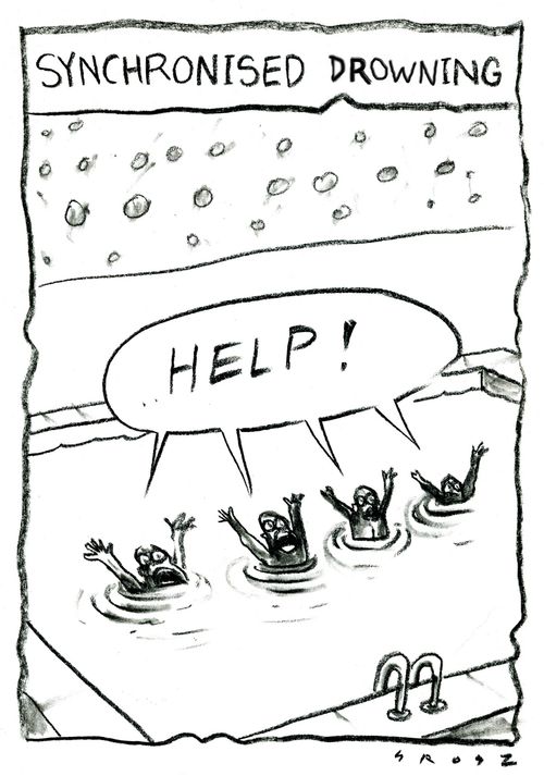 'Syncronised drowning.'