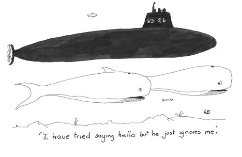 'I have tried saying hello but he just ignores me.'