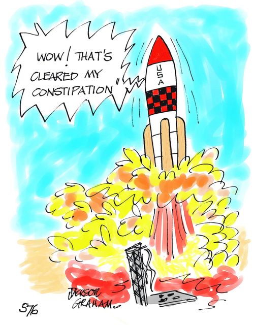 "That's cleared my constipation!"