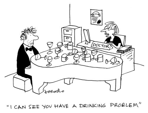 'I can see you have a drinking problem.'