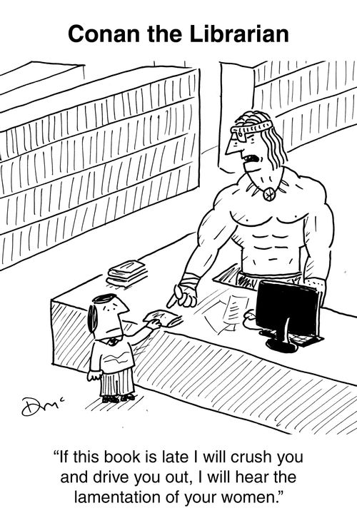 Conan the Librarian.