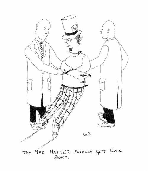 The Mad Hatter finally gets taken down.