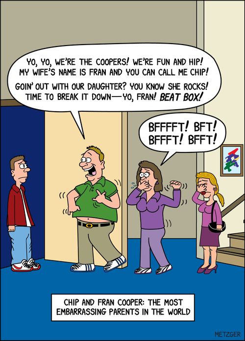 Chip and Fran Cooper: The Most Embarrassing Parents in the World.
