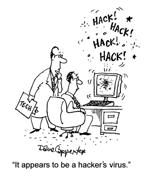 'It appears to be a hacker's virus.'