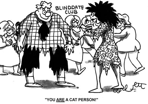 'You are a cat person!'