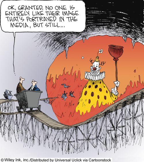 'Ok, granted, no one is entirely like their image that's portrayed in the media, but still...'