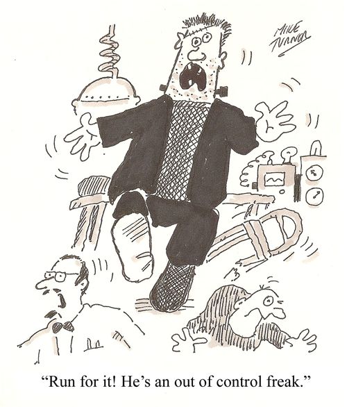 '...He's an out of control freak.'