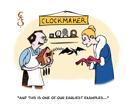 'And this is one of our earliest examples....'