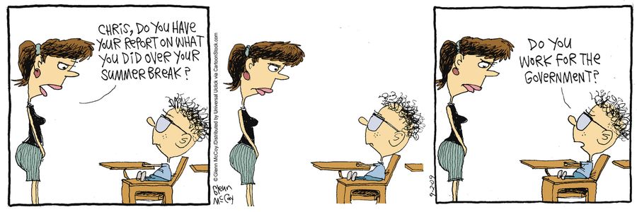 'Do you work for the government?'