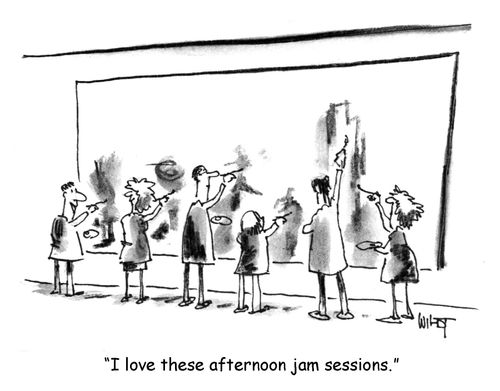 'I love these afternoon jam sessions.'