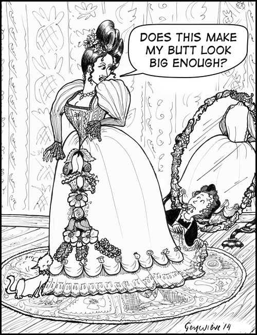 'Does this make my butt look big enough?'