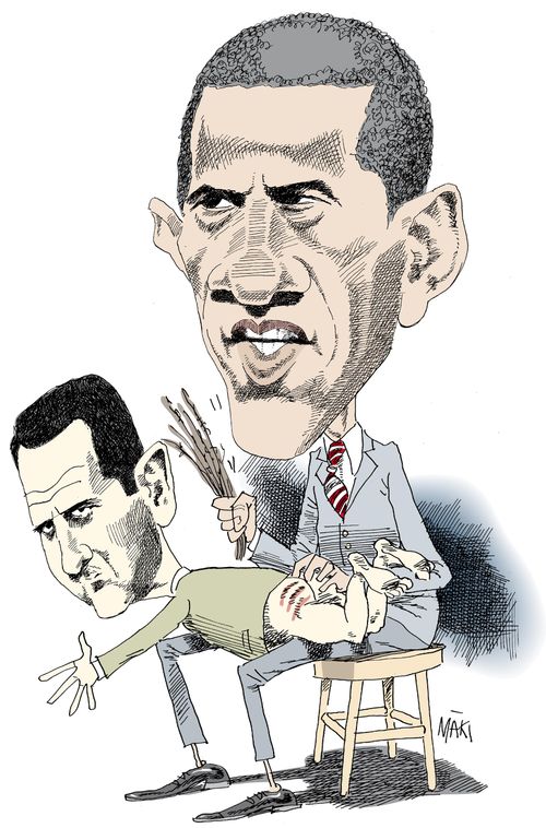 Obama punishing Assad