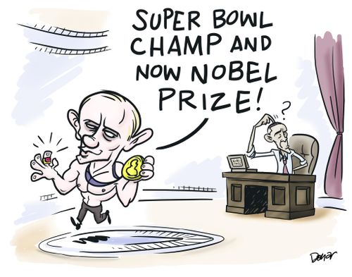'Super Bowl Champ and now Nobel Prize!'