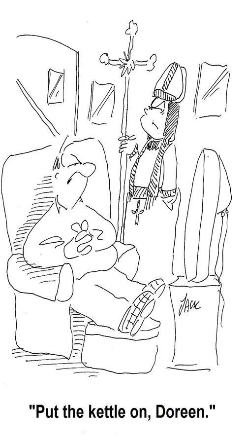 'Put the kettle on, Doreen.'