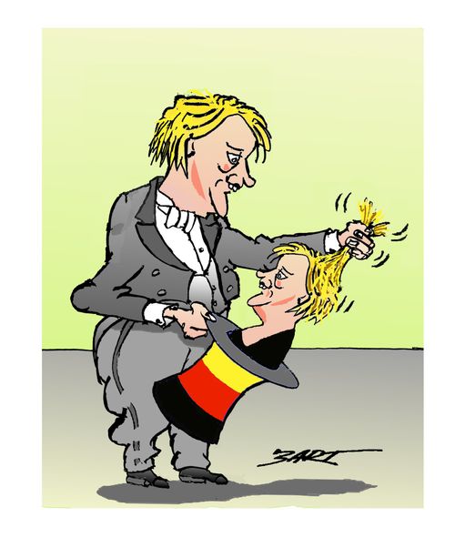 Angela Merkel's Hat-trick.