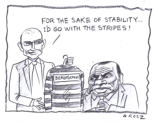 'For the sake of stability. . . I'd go with the stripes.'