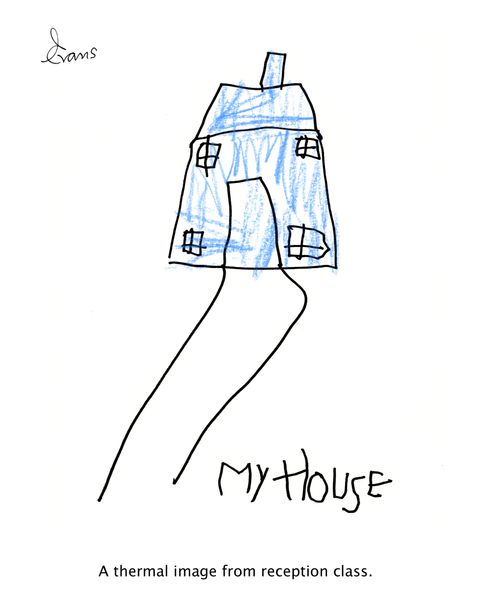 My House - A thermal image from reception class.